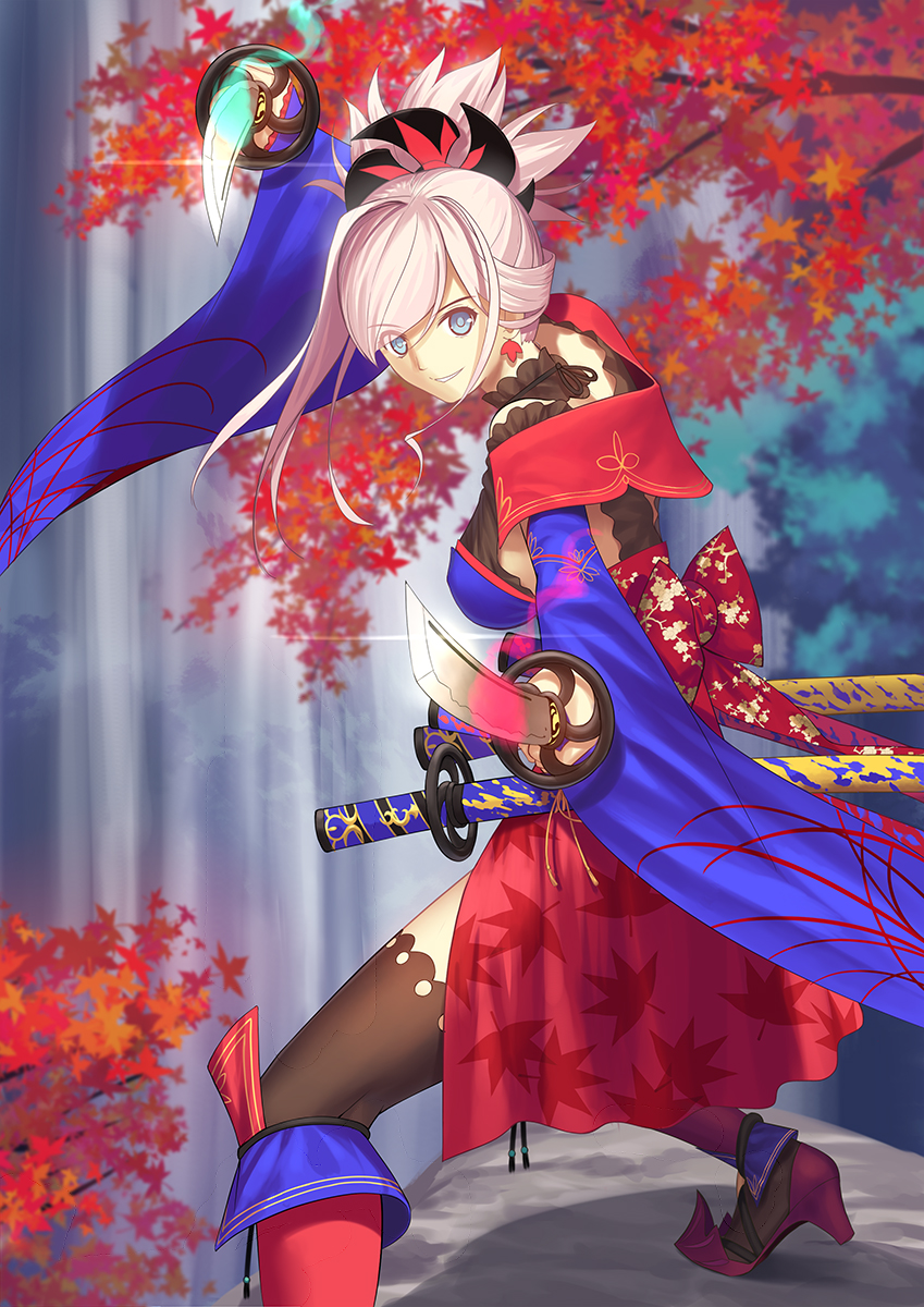 miyamoto musashi (fate and 1 more) drawn by tsukikanade