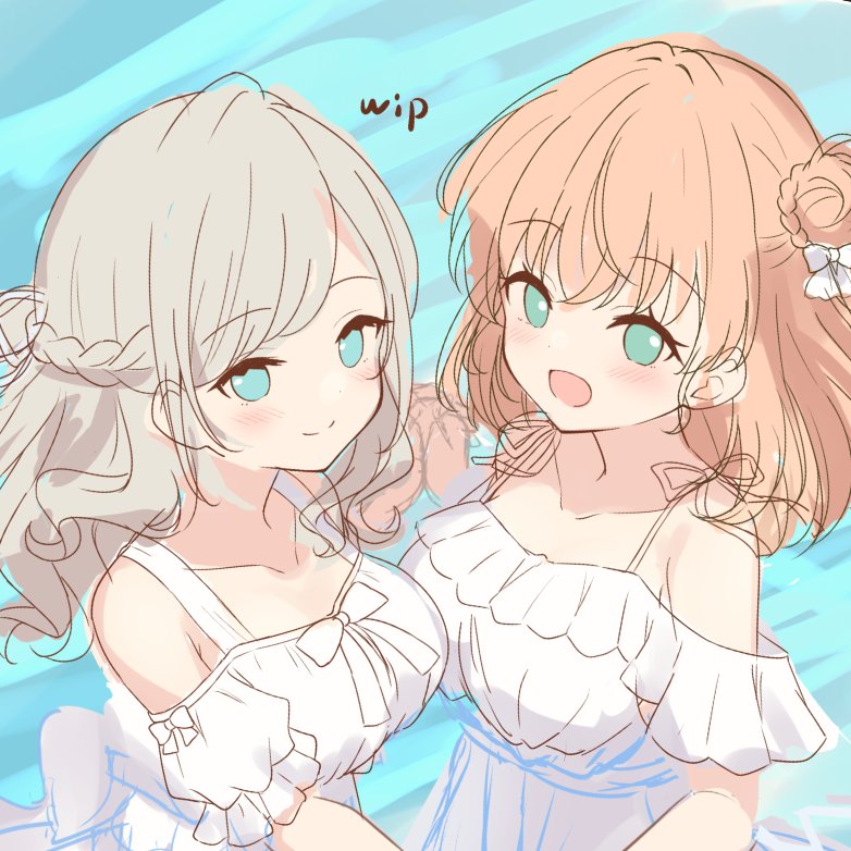 hinoshita kaho and ceras yanagida lilienfeld (love live! and 1 more) drawn by hanazora_satsuki