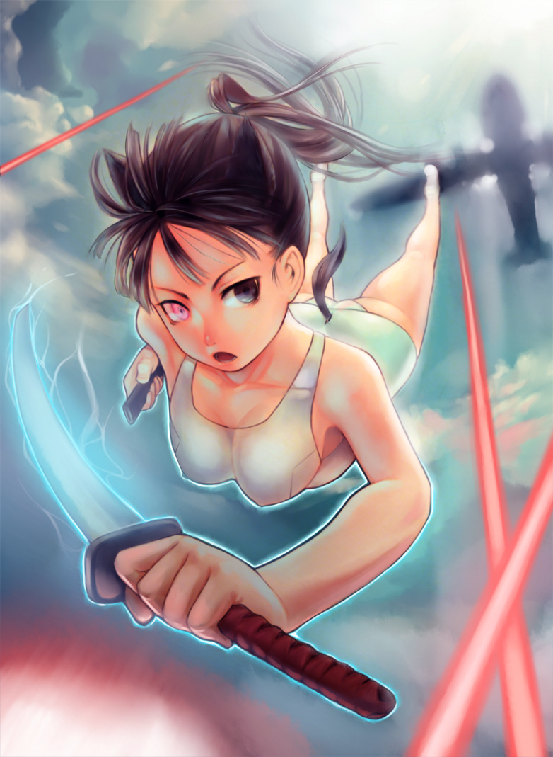 sakamoto mio (world witches series and 1 more) drawn by lasterk