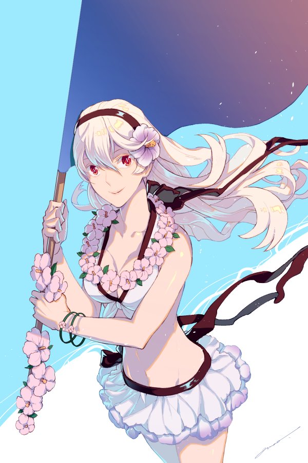 female corrin (fire emblem and 2 more) drawn by amao_miyuki