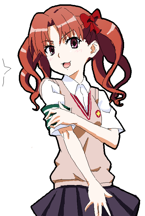 shirai kuroko (toaru majutsu no index and 1 more) drawn by kazunari