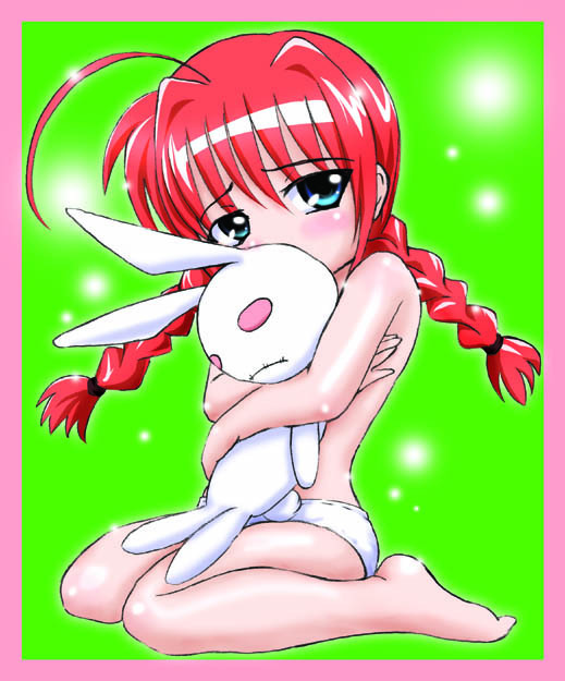 vita and noroi usagi (lyrical nanoha and 2 more) drawn by michu