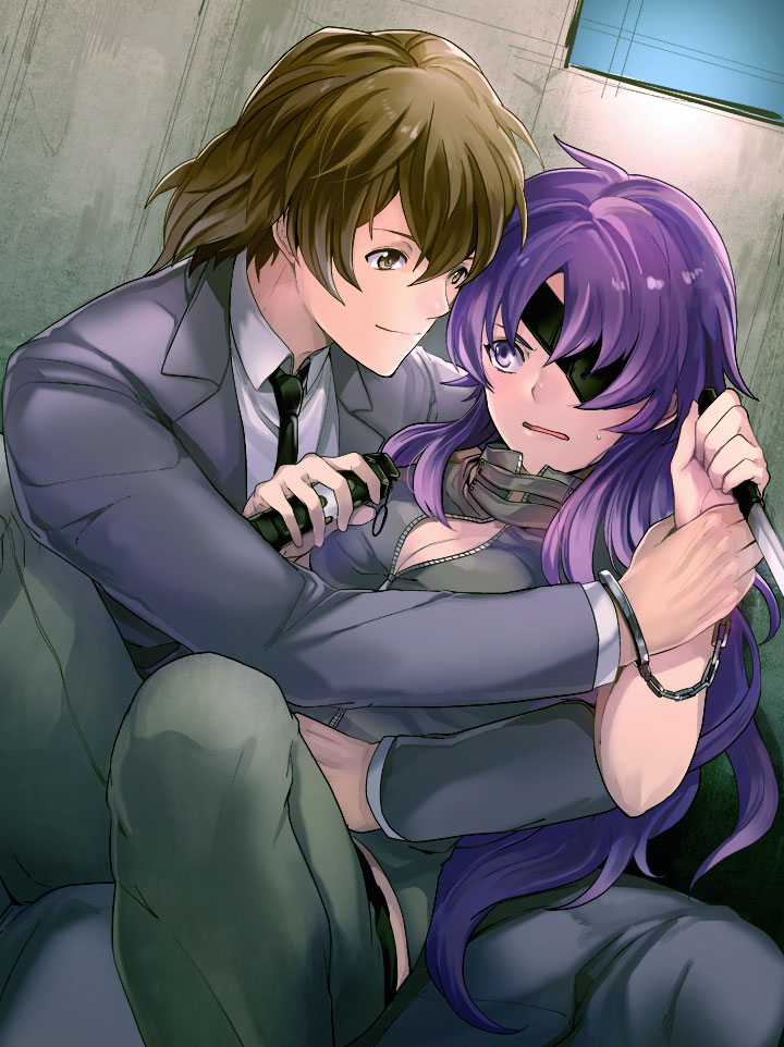 uryuu minene and nishijima masumi (mirai nikki) drawn by maguchimo