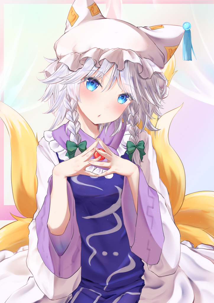 izayoi sakuya and yakumo ran (touhou) drawn by neko_bocchi