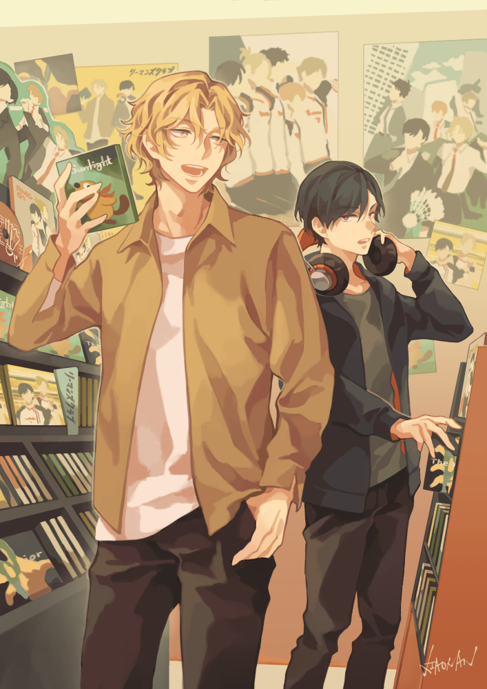 miyasumi tatsuru and shiratori mikoto (ryman's club) drawn by vuls406