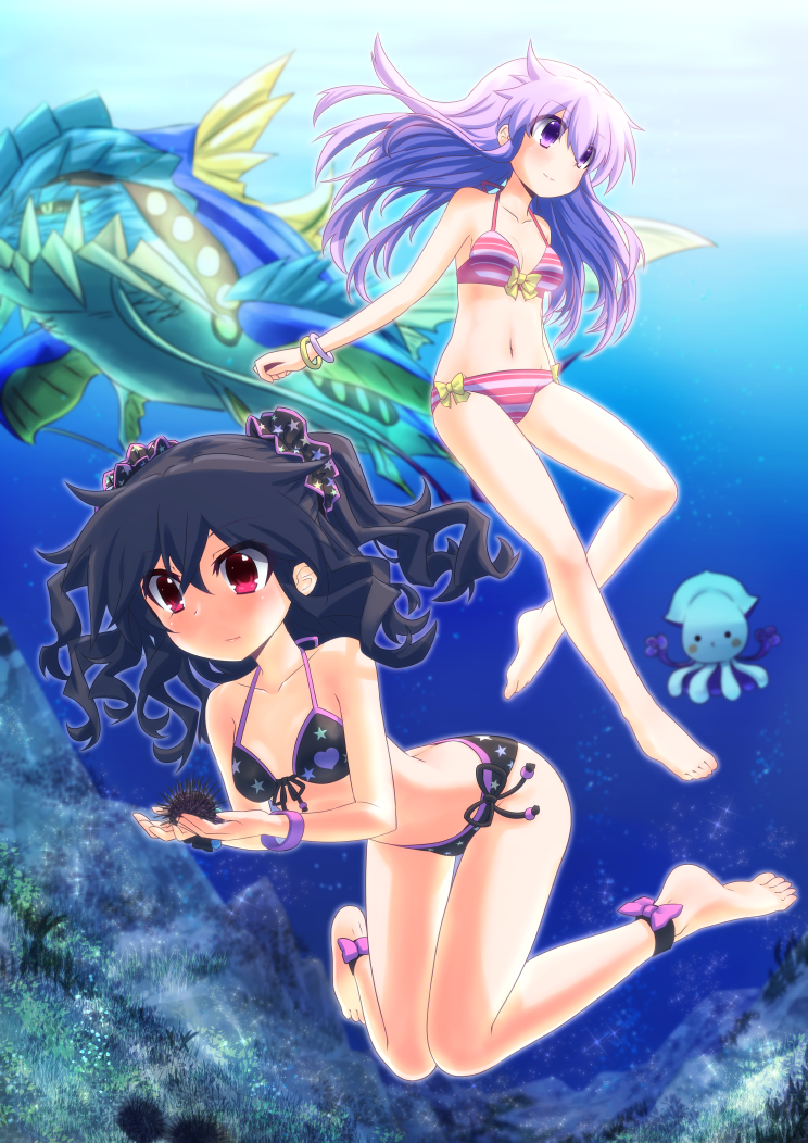 nepgear and uni (neptune) drawn by mizunashi_(second_run)