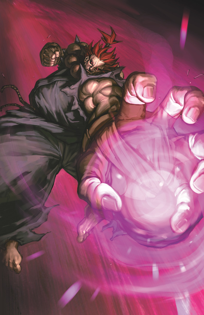 akuma (street fighter) drawn by arnold_tsang and udon_entertainment