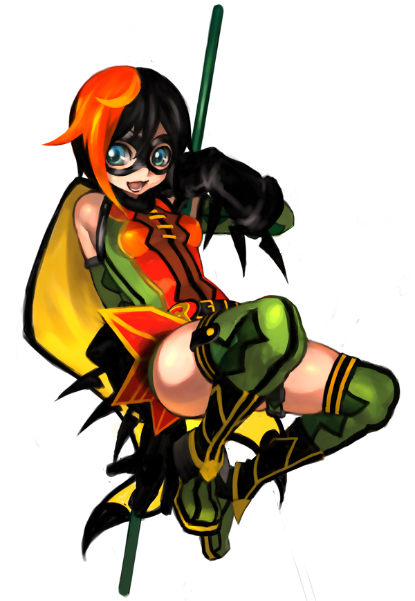 robin and carrie kelley (dc comics and 2 more) drawn by nozoki_davis