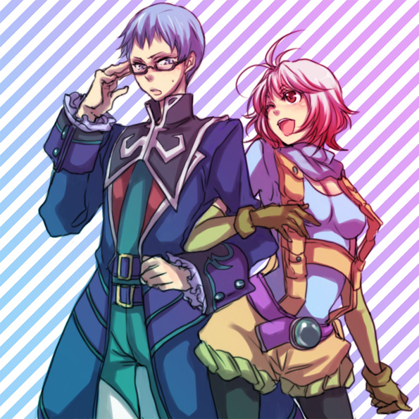 pascal and hubert ozwell (tales of and 1 more) drawn by 9wa