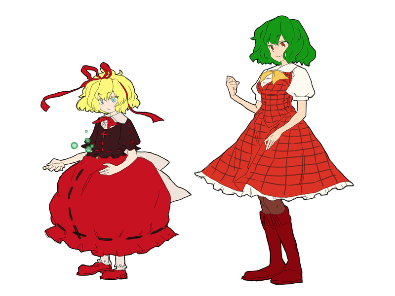 kazami yuuka and medicine melancholy (touhou) drawn by matsutani