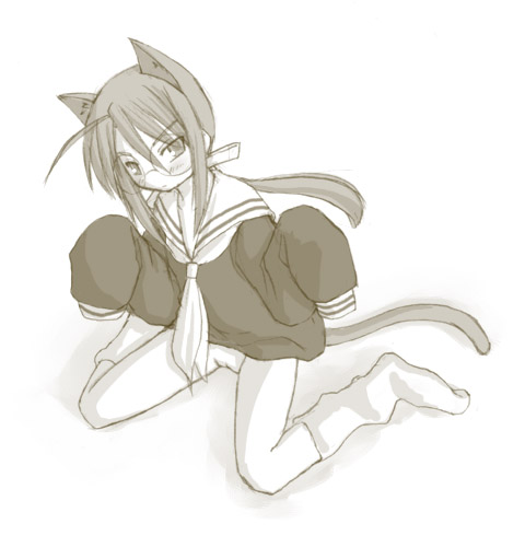hasegawa chisame (mahou sensei negima!) drawn by kasuga_yukihito