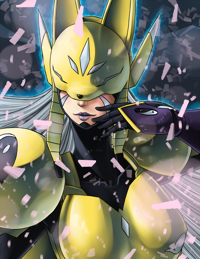 sakuyamon (digimon) drawn by kurisuxdz
