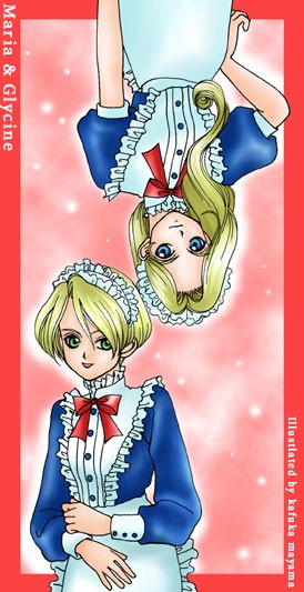 maria tachibana and glycine bleumer (sakura taisen and 1 more) drawn by kafuka_mayama
