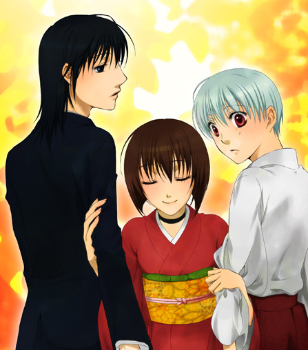 haruka, youko, and ichinomiya kantarou (tactics) drawn by sakura_maccha