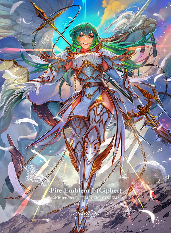 erinys (fire emblem and 2 more) drawn by egawa_akira