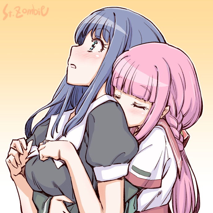tamaki iroha and nanami yachiyo (mahou shoujo madoka magica and 1 more) drawn by studiozombie