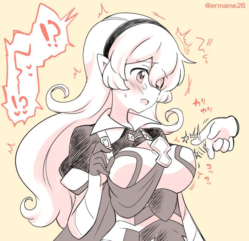 female corrin (fire emblem and 1 more) drawn by eromame
