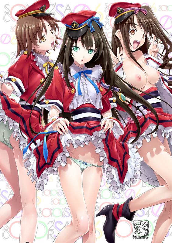 shibuya rin, shimamura uzuki, and honda mio (idolmaster and 1 more) drawn by soyosoyo