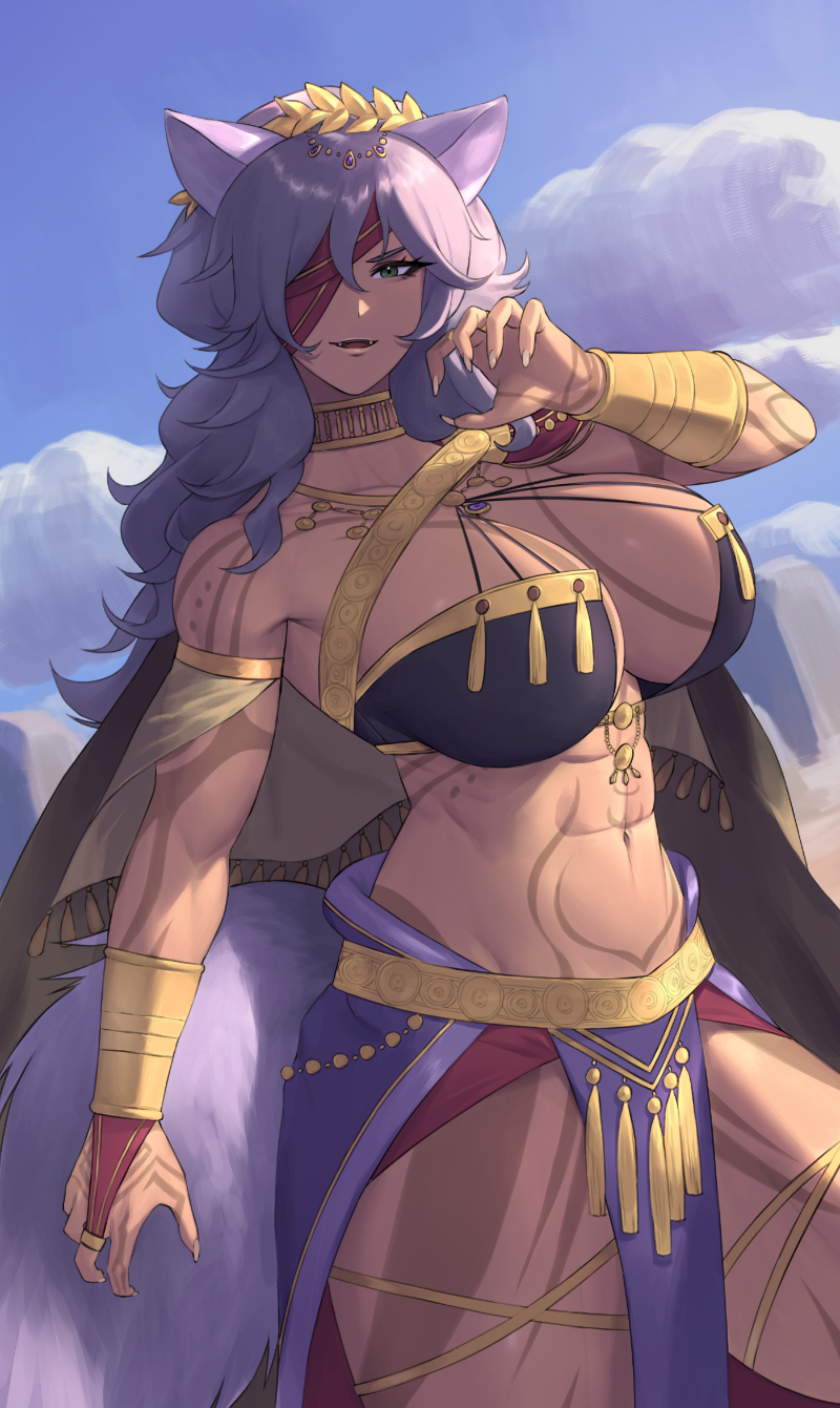 nailah (fire emblem and 2 more) drawn by shou_illust