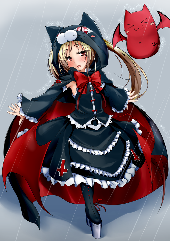 rachel alucard, gii, and nago (blazblue) drawn by dd_mayohara