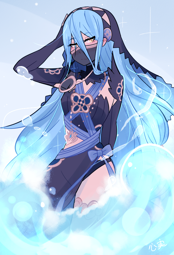 azura (fire emblem and 1 more) drawn by kokomi_(aniesuakkaman)