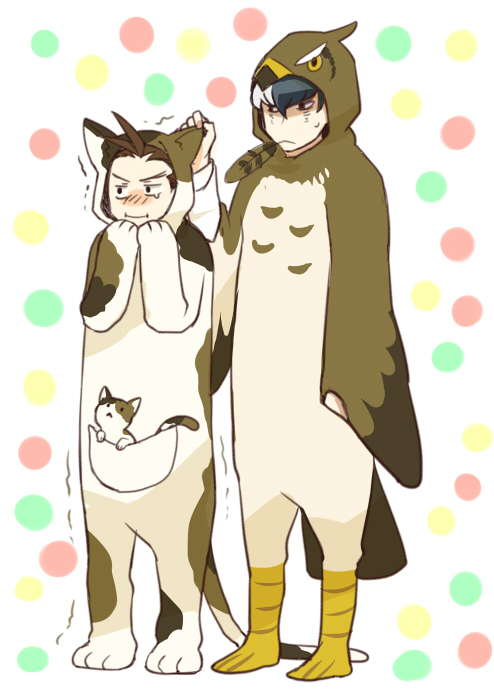 apollo justice and simon blackquill (ace attorney and 1 more) drawn by araneko_(4521282)