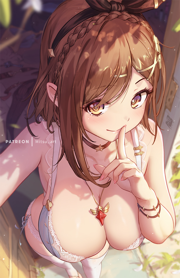 reisalin stout (atelier and 1 more) drawn by mitsu_(mitsu_art)