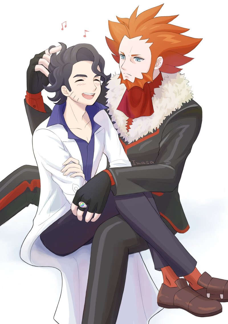 lysandre and augustine sycamore (pokemon and 2 more) drawn by im_i_masa |  Danbooru