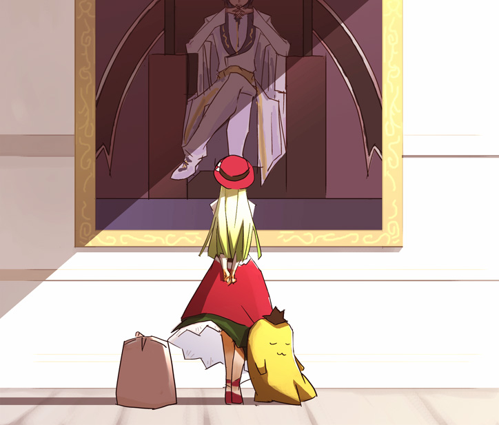 c.c. and cheese-kun (code geass and 1 more) drawn by uni_(gugurutan)