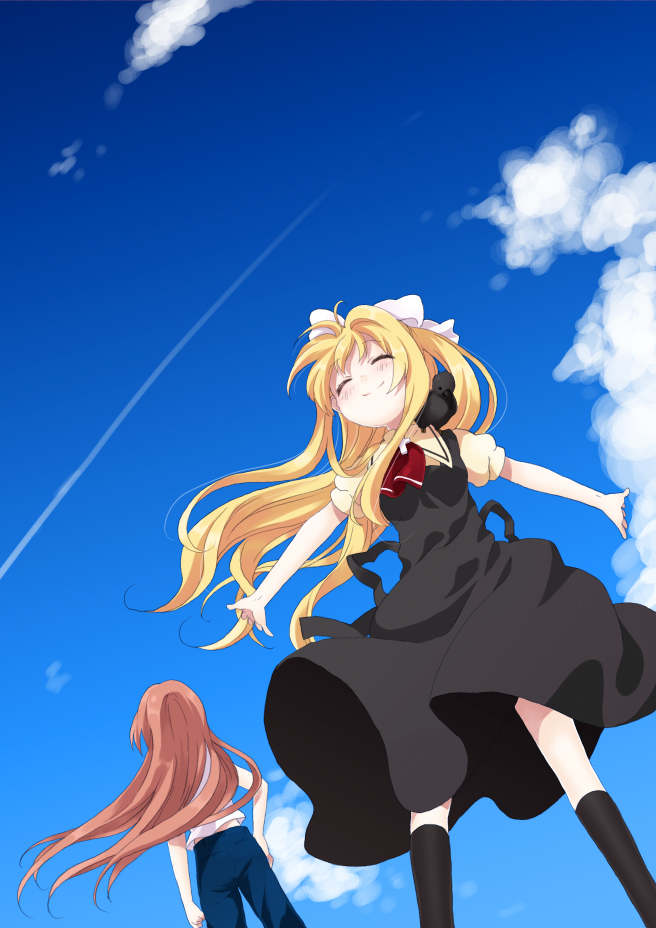kamio misuzu and kamio haruko (air) drawn by namori