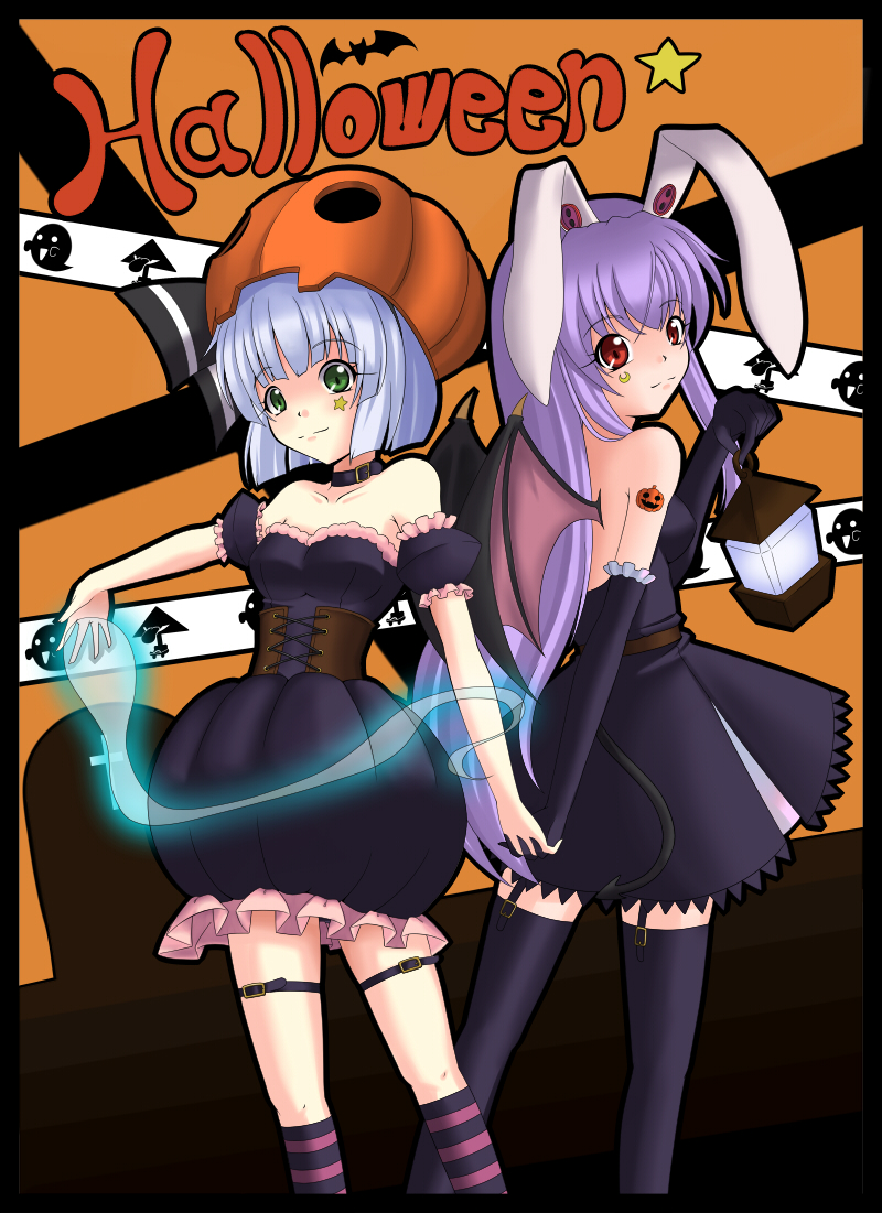 konpaku youmu and reisen udongein inaba (touhou) drawn by aitsugawa_rui