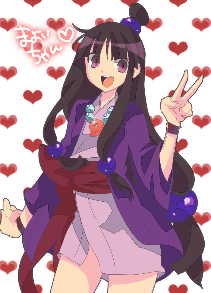 maya fey (ace attorney) drawn by memeo_(candy_house)