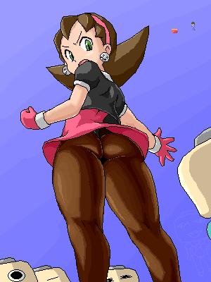 tron bonne and servbot (mega man and 1 more) drawn by isu