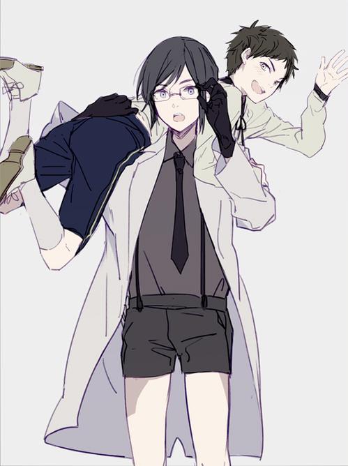 yagen toushirou and atsushi toushirou (touken ranbu) drawn by nineo