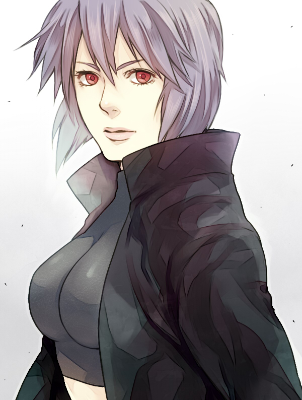 kusanagi motoko (ghost in the shell) drawn by murasaki_(crowcherry)