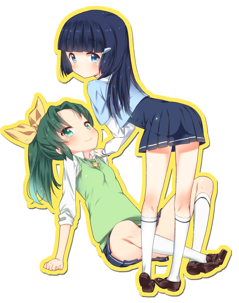 midorikawa nao and aoki reika (precure and 1 more) drawn by endo_(makaron)