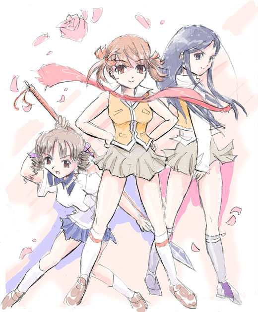 fukuzawa yumi, ogasawara sachiko, and matsudaira touko (maria-sama ga miteru and 1 more)