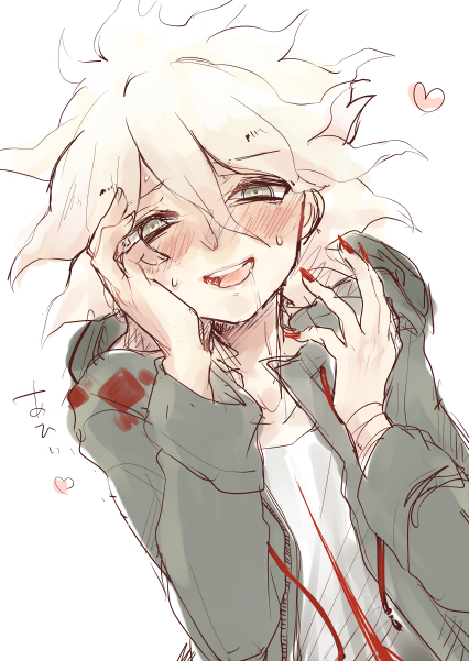 komaeda nagito (danganronpa and 1 more) drawn by tobi_(one)