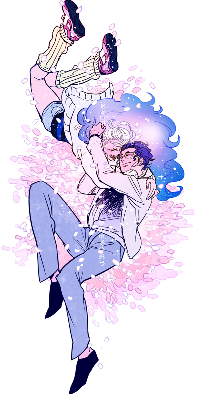 uruma ran and outarou (ran to haiiro no sekai) drawn by kogashirou