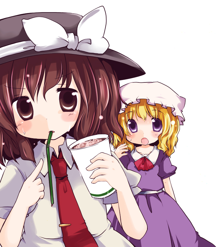 usami renko and maribel hearn (touhou) drawn by futami_yayoi