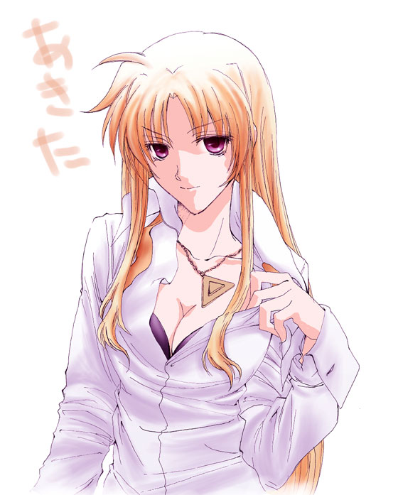 fate testarossa and bardiche (lyrical nanoha and 1 more) drawn by lina_(interlude)