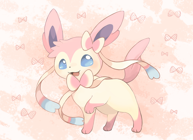 sylveon (pokemon) drawn by konanbo