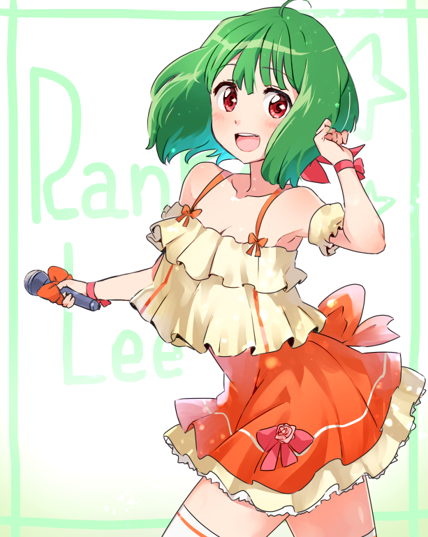 ranka lee (macross and 1 more) drawn by niina_ryou