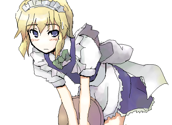 izayoi sakuya and alice margatroid (touhou) drawn by mochiki