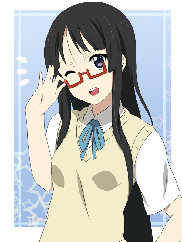 akiyama mio and manabe nodoka (k-on!) drawn by ikari_manatsu