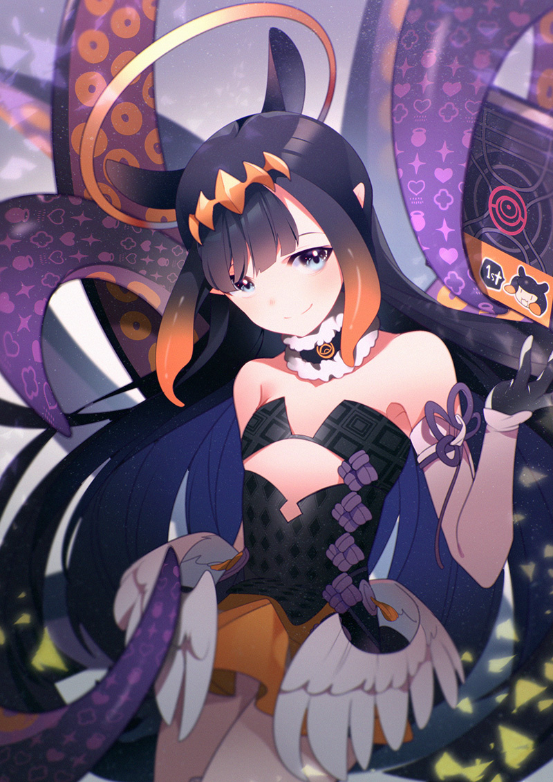 ninomae ina'nis and ao-chan (hololive and 1 more) drawn by fromchawen