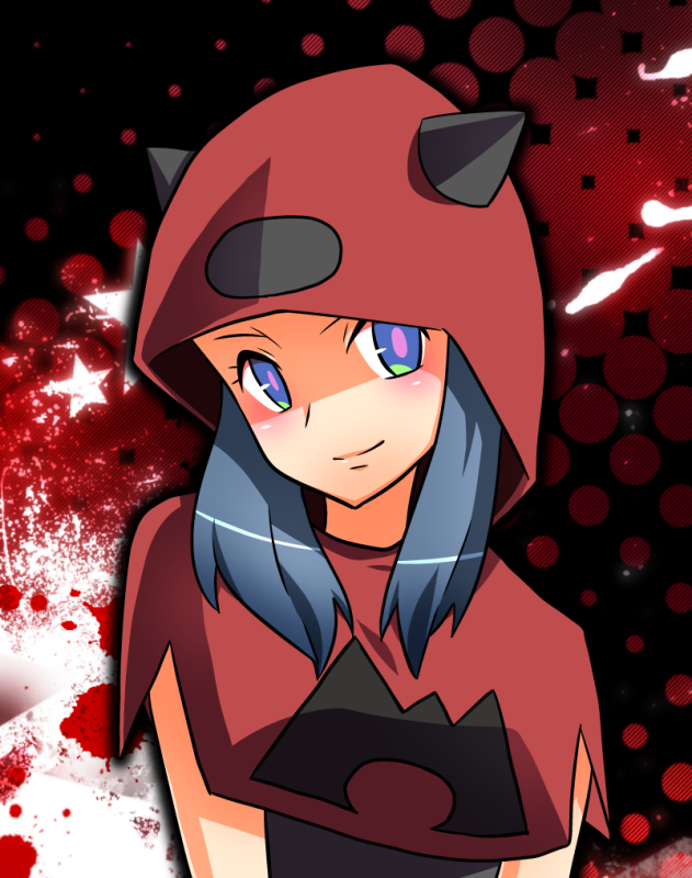team magma grunt (pokemon and 1 more) drawn by bazumi
