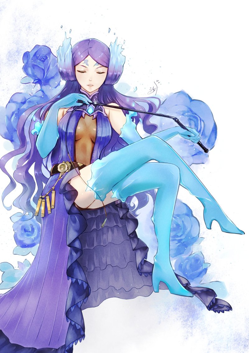 brighid (xenoblade chronicles and 1 more) drawn by uyumizyunco