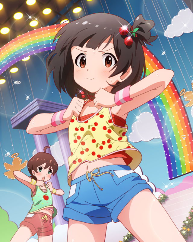 nakatani iku and kinoshita hinata (idolmaster and 1 more)
