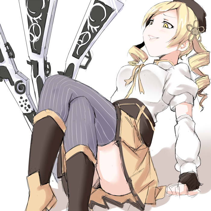 tomoe mami (mahou shoujo madoka magica) drawn by darkside